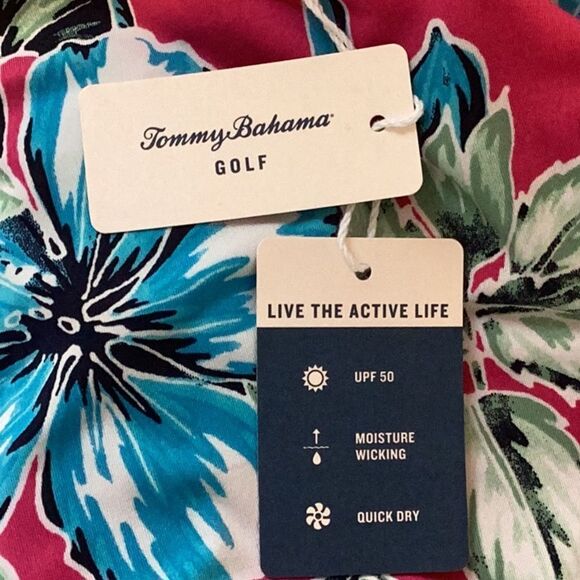 TOMMY BAHAMA NWT WOMENS GOLF ACTIVE WEAR SHIRT TOP UPF 50 MOISTURE WICKING XS - Picture 6 of 7